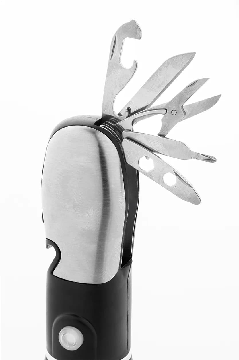 Multifunktions-Taschenlampe - Hemly - schwarz