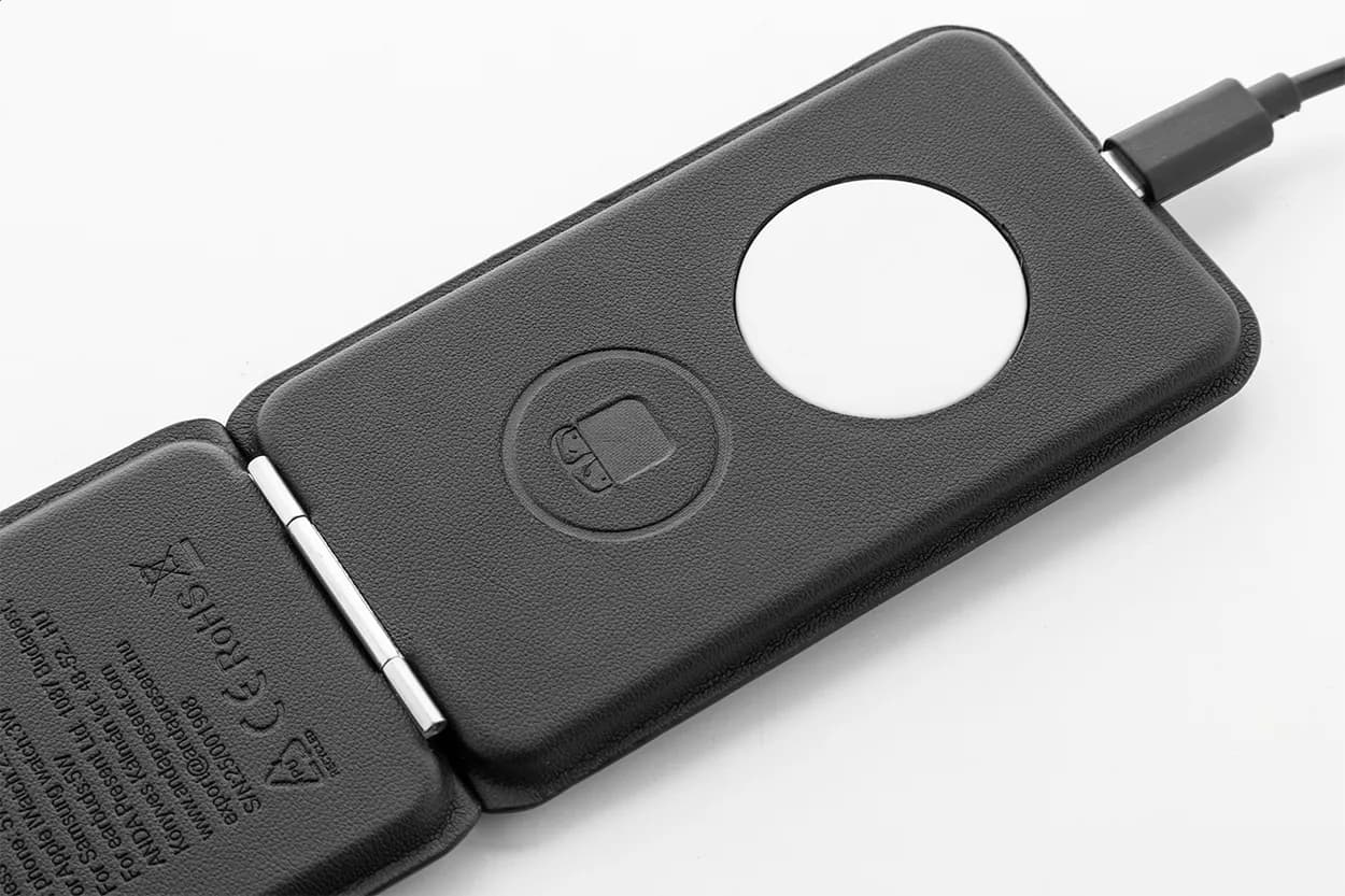 Handyhalter mit kabellosem Ladegerät, RPU - LuxCharge Stand - schwarz (-10)