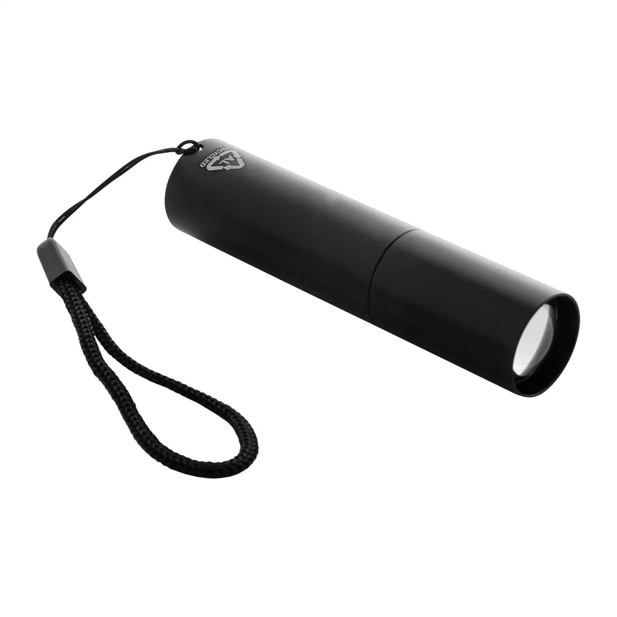 wiederaufladbare Taschenlampe aus recyceltem Aluminium - Chargelight Tone - schwarz (-10)