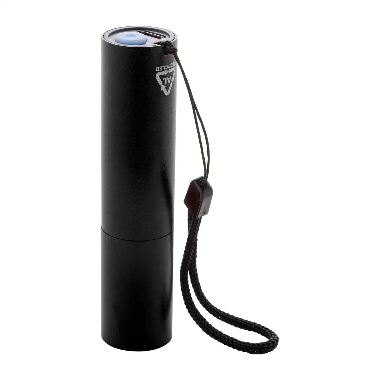 wiederaufladbare Taschenlampe aus recyceltem Aluminium - Chargelight Tone - schwarz (-10)