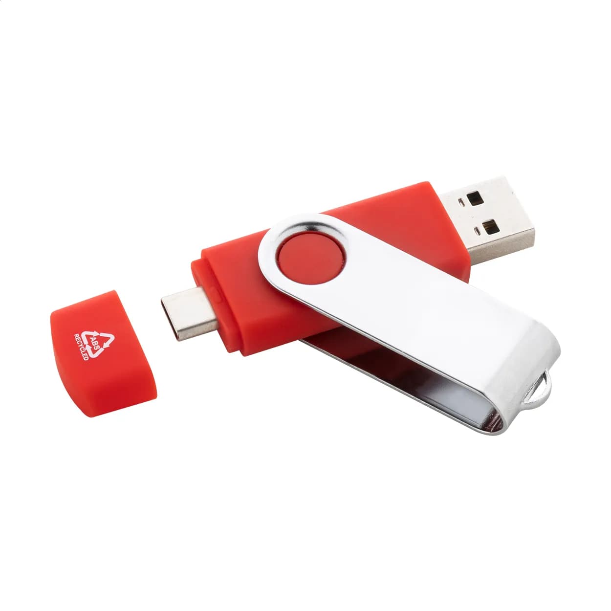 OTG USB-Stick RABS - TwistDrive Plus - rot (-05)