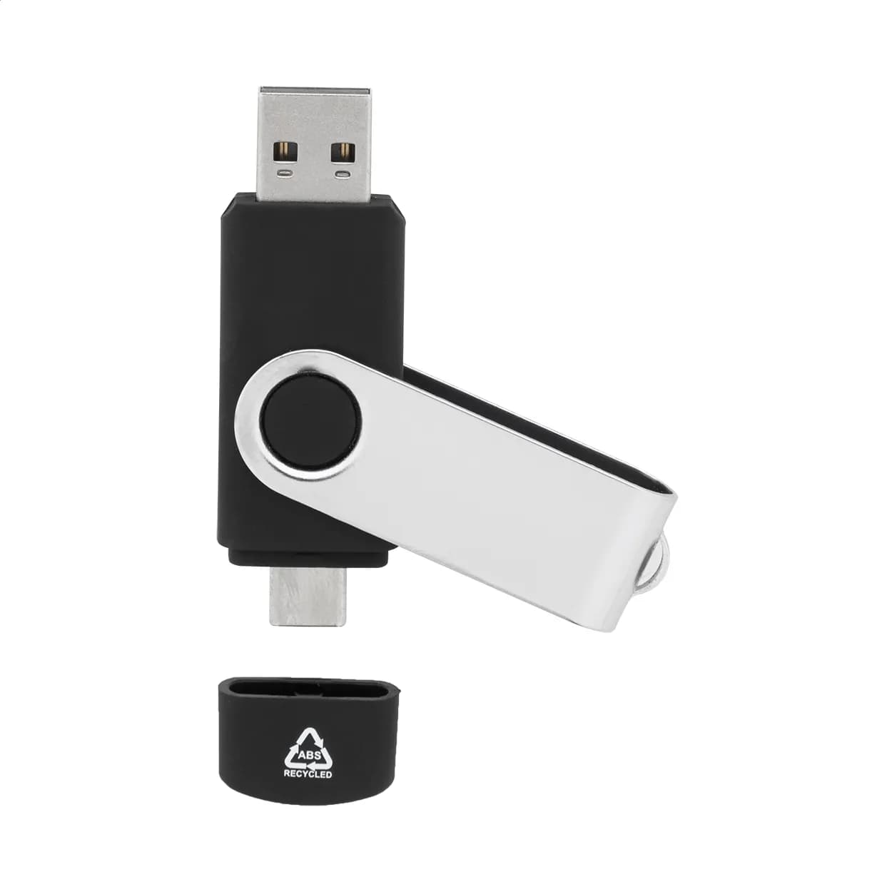 OTG USB-Stick RABS - TwistDrive Plus - schwarz (-10)