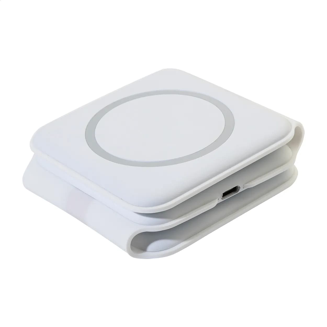 3in1 Wireless-Charger aus RABS - FolCharge - weiß (-01)