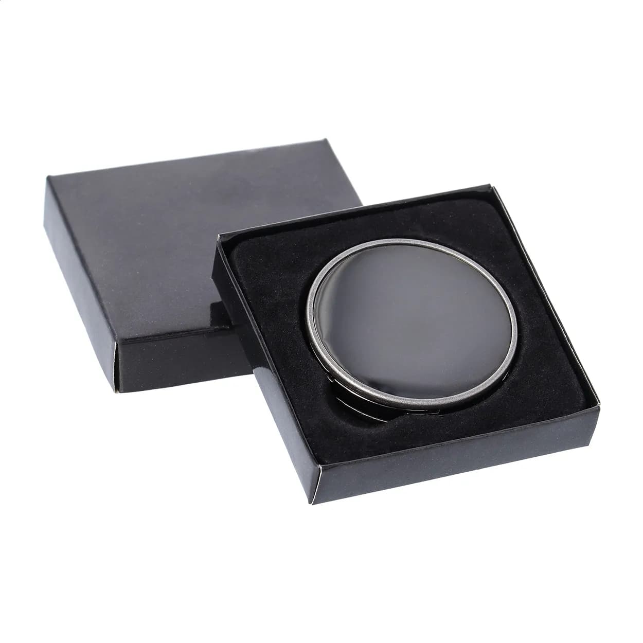 Taschenhalter mit Magnet - Paris - silber