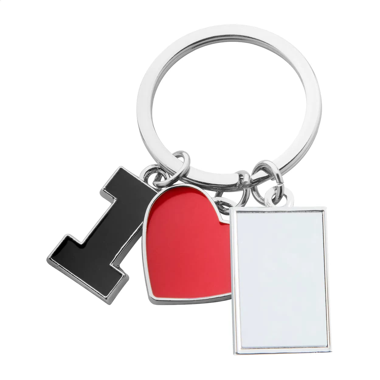 Schlüsselanhänger - I Love - rot