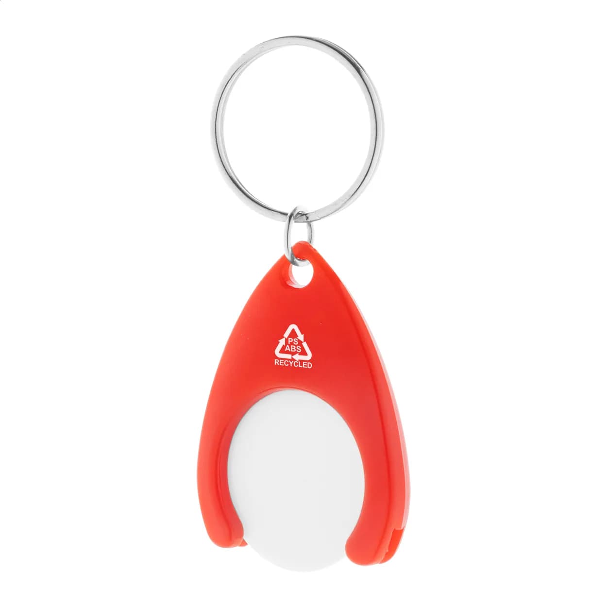 RABS-Schlüsselanhänger mit Einkaufswagenchip - Neppy - rot (-05)