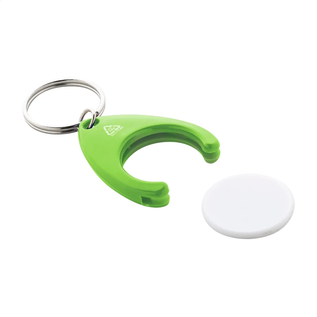 RABS-Schlüsselanhänger mit Einkaufswagenchip - Neppy - grün (-07)