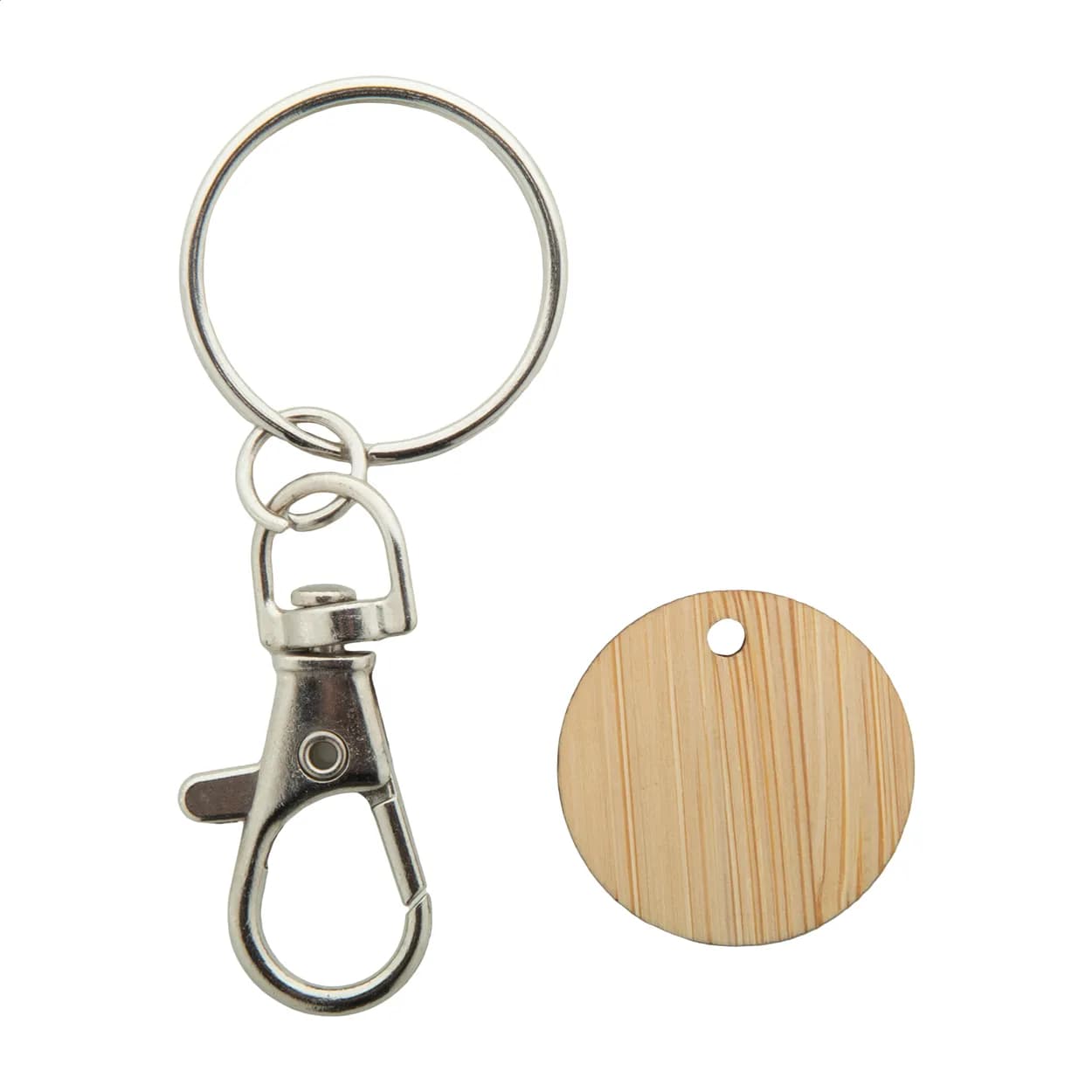 Einkaufswagen-Chip/Schlüsselanhänger - Boomarket - natur