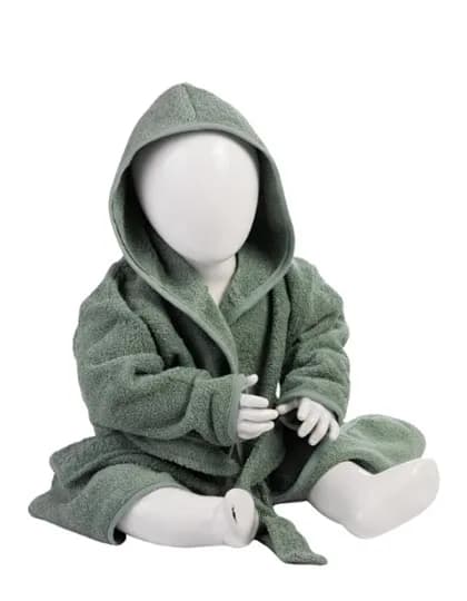 Babiezz® Bathrobe With Hood - Old Green/Old Green