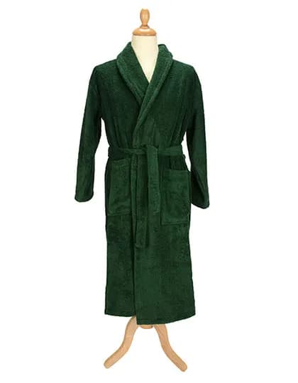 Bathrobe Shawl Collar - Dark Green