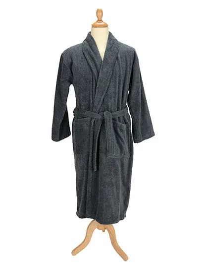 Bathrobe Shawl Collar - Graphite