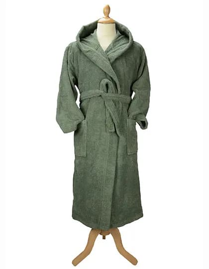 Bathrobe With Hood - Army Green