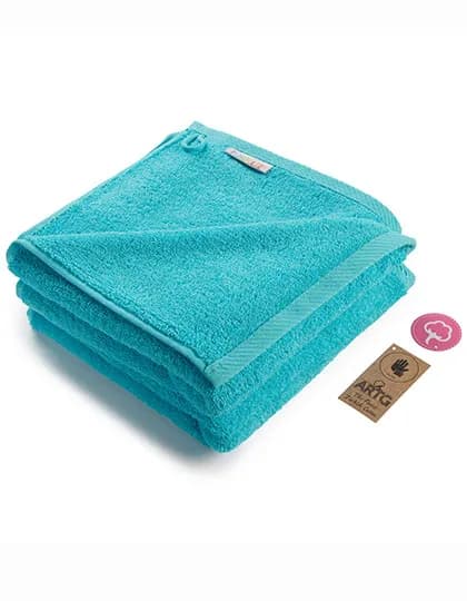 Fashion Hand Towel - Aqua Blue