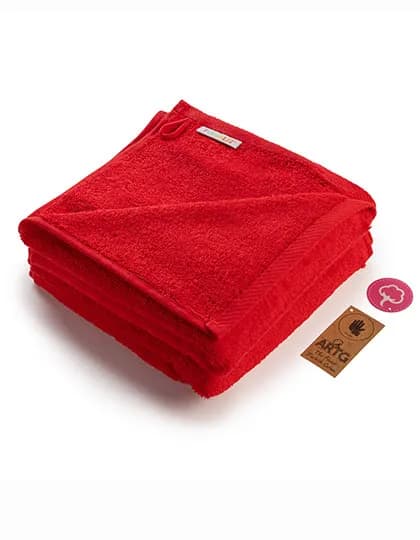 Fashion Hand Towel - Fire Red