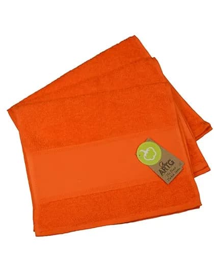 PRINT-Me® Guest Towel - Bright Orange