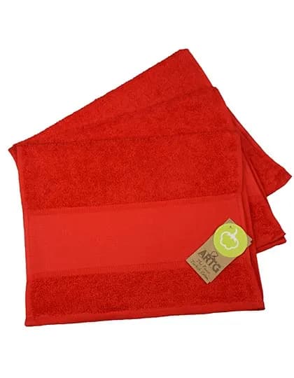 PRINT-Me® Guest Towel - Fire Red