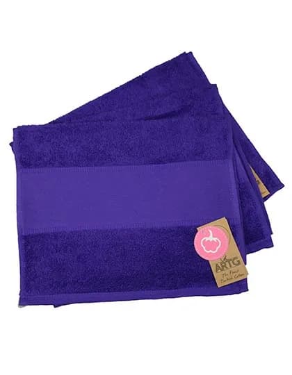 PRINT-Me® Guest Towel - Purple