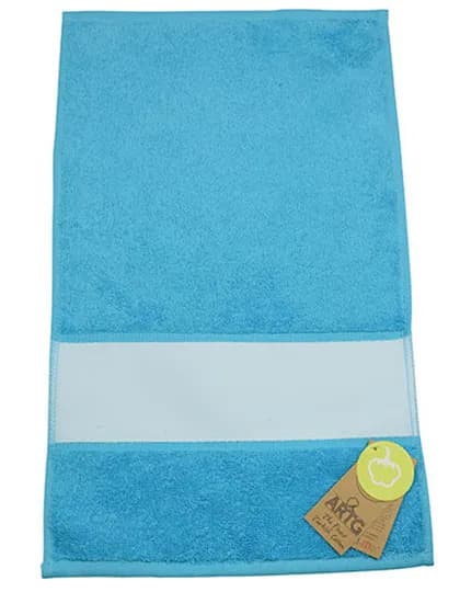 SUBLI-Me® Guest Towel - Aqua Blue