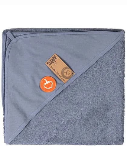 PRINT-Me® Baby Hooded Towel - Jeans Blue