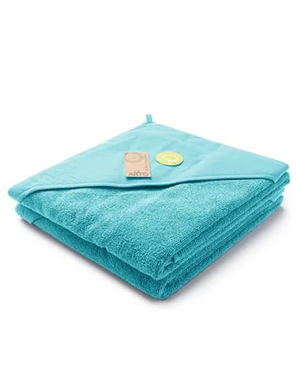 PRINT-Me® Baby Hooded Towel - Pacific Blue