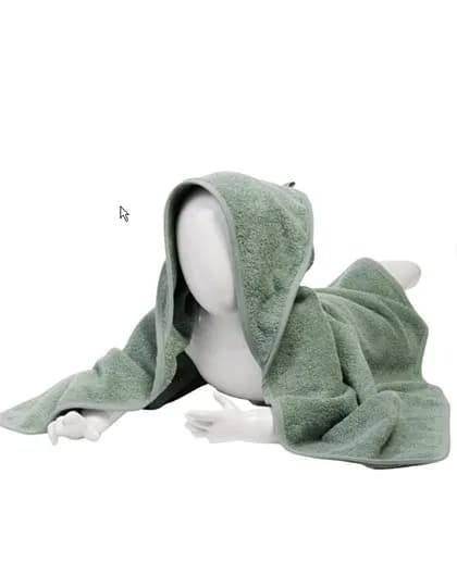 Babiezz® Hooded Towel - Old Green/Old Green/Old Green