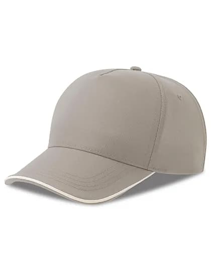 Recy Five Piping Cap - Grey/White