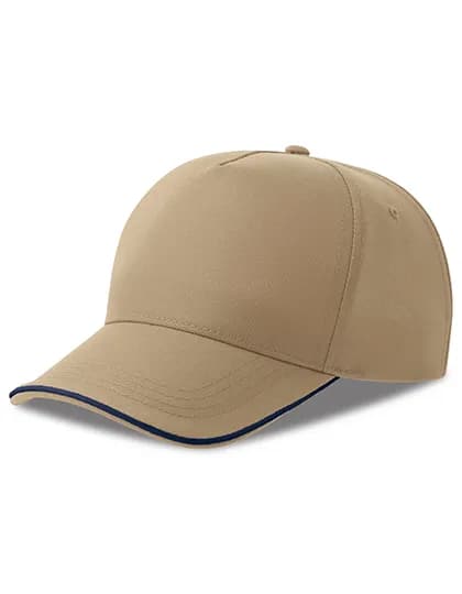 Recy Five Piping Cap - Khaki/Navy