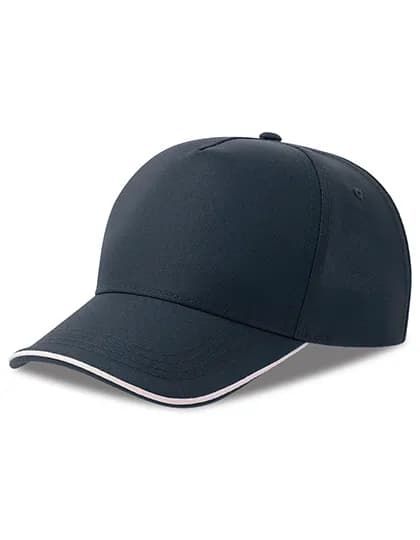 Recy Five Piping Cap - Navy/White