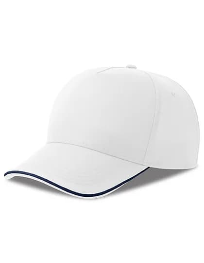 Recy Five Piping Cap - White/Navy