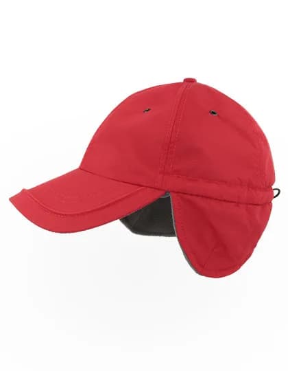 Techno Flap Cap Recycled - Red