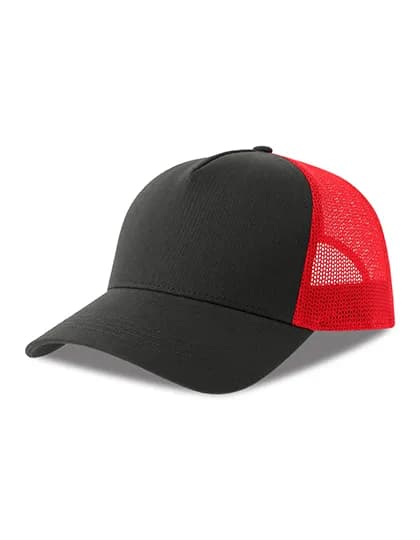Rapper Cotton-S Cap - Dark Grey/Red