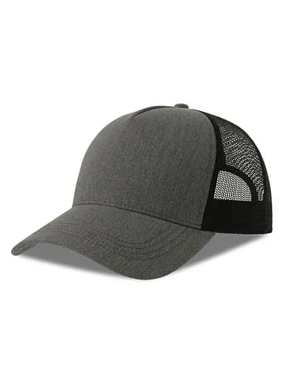 Rapper Cotton-S Cap - Grey Melange/Black