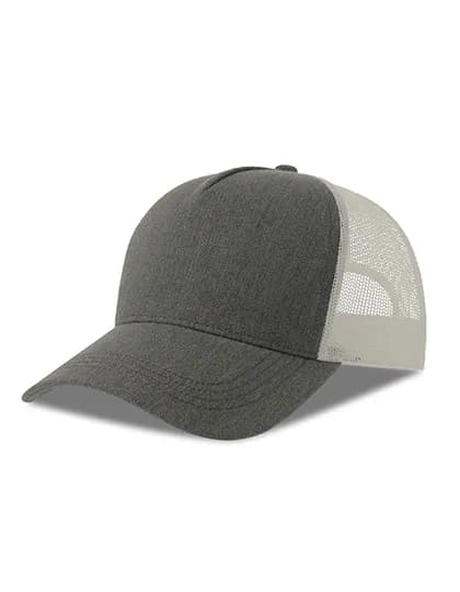 Rapper Cotton-S Cap - Grey Melange/White