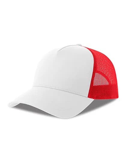 Rapper Cotton-S Cap - White/Red