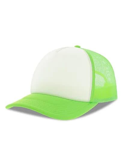 Rapper-S Cap - White/Green Fluo