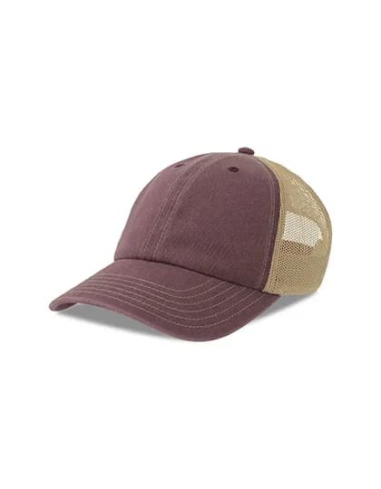 Teon Cap - Burgundy/Khaki