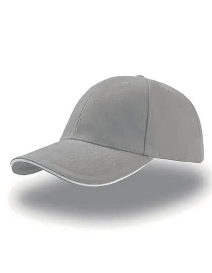 Liberty Sandwich Cap - Light Grey/White
