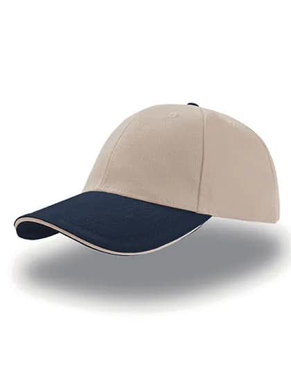 Liberty Sandwich Cap - Natural/Navy/Natural