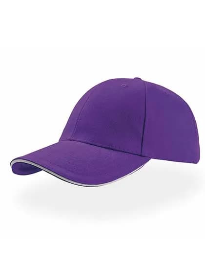 Liberty Sandwich Cap - Purple/White