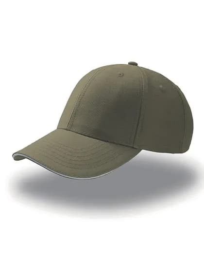 Sport Sandwich Cap - Olive/White