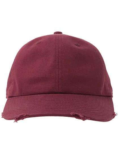 Dad Hat Destroyed-S - Cardinal Red
