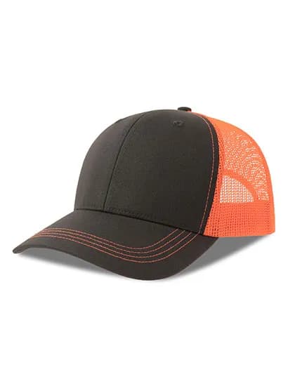 Sonic-S Cap - Dark Grey/Orange Fluo