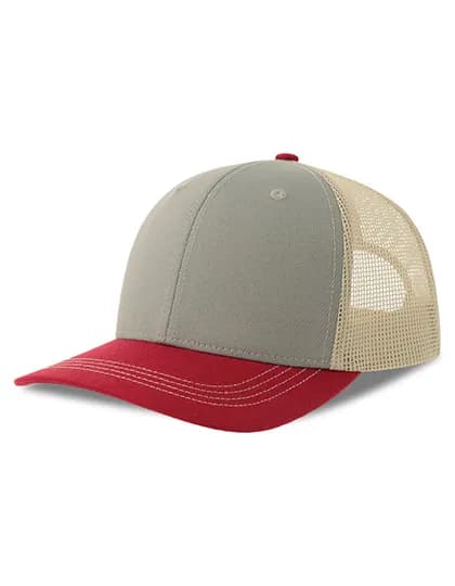 Sonic-S Cap - Grey/Cardinal Red/Stone