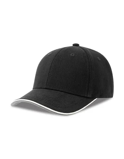 Pilot Piping Sandwich-S Cap - Black