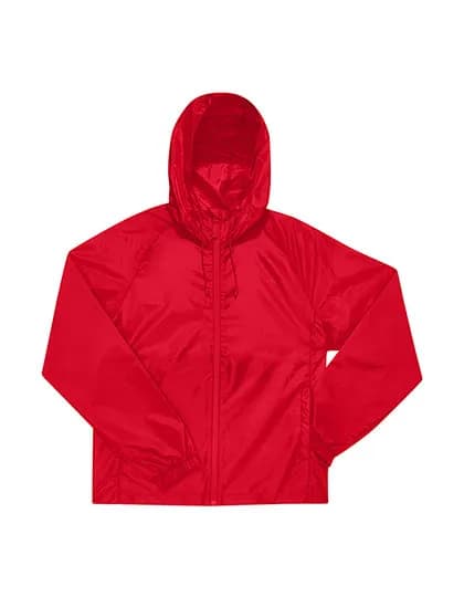 #Reset Lined Windbreaker - Red