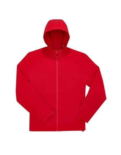 Reset Hooded Softshell - Red