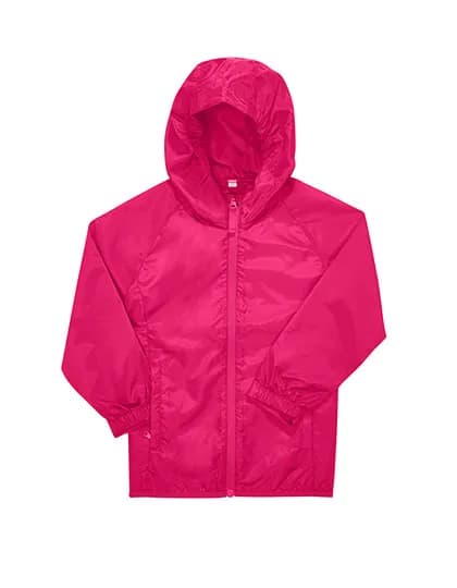 Kids #Reset Windbreaker - Magenta Pink