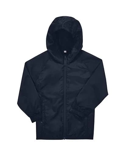 Kids #Reset Windbreaker - Navy
