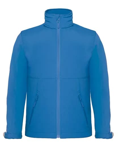 Kids´ Hooded Softshell Jacket - Azure