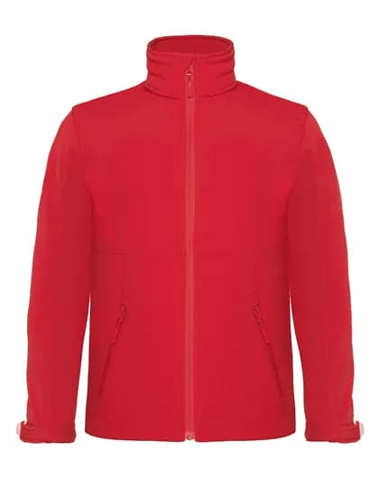 Kids´ Hooded Softshell Jacket - Red